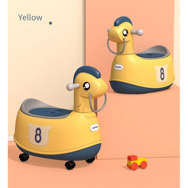 Mobile Splash-Proof Urinal Training Seat for Boys and Girls Animal Pattern Type Baby Basin