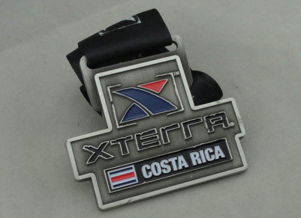 Personalized Die Casting 78mm Diameter Costa Rica Medal