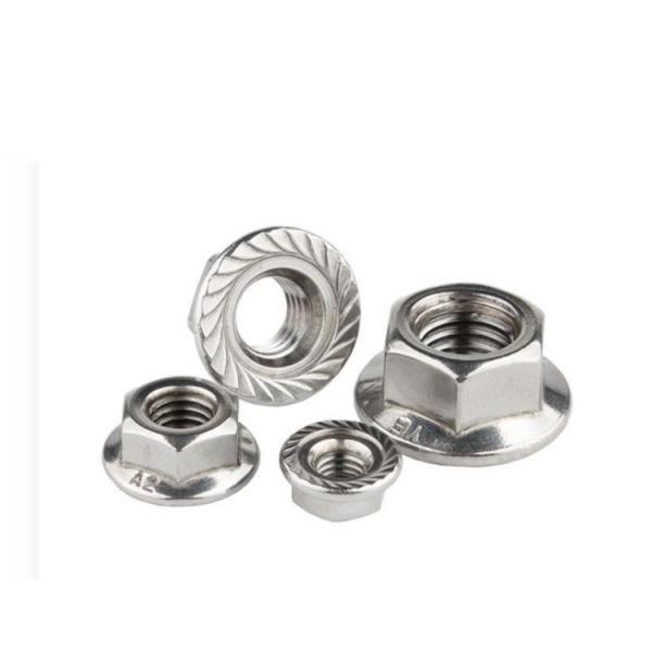 Stock ISO GB Standard M2-M30 SUS304 Stainless Steel DIN6923 Hex Flange Nuts for Mining