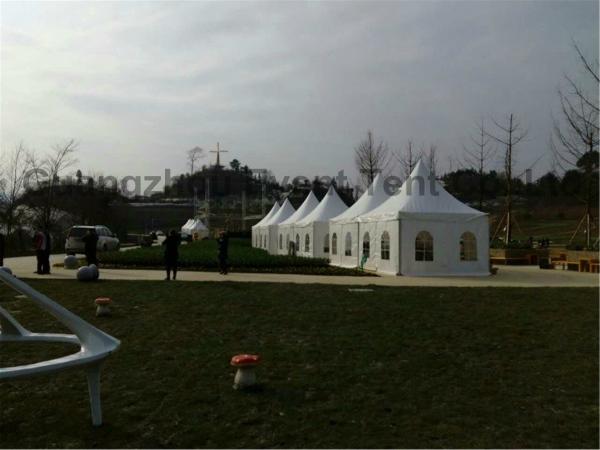 Best Large Family Camping Tent Single Color With Toughened Glass Door