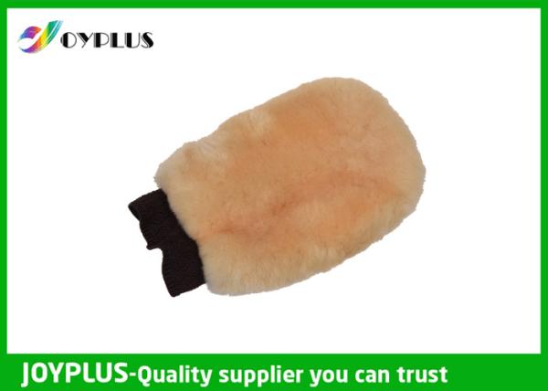 AD0740 Lambswool Car Wash Mitt , Professional Car Cleaning Microfiber Cloth
