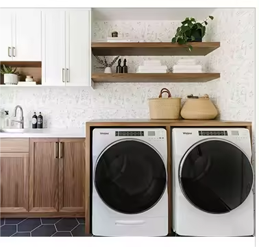 Effortlessly Stylish YALIG Gray Glossy Kitchen Cabinet with Lacquer Finish