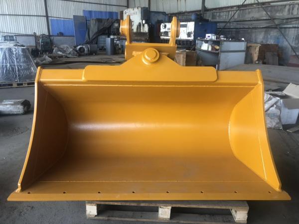 Adjustable Mini Excavator Tilting Bucket , Alloy Steel Power Tilt Bucket
