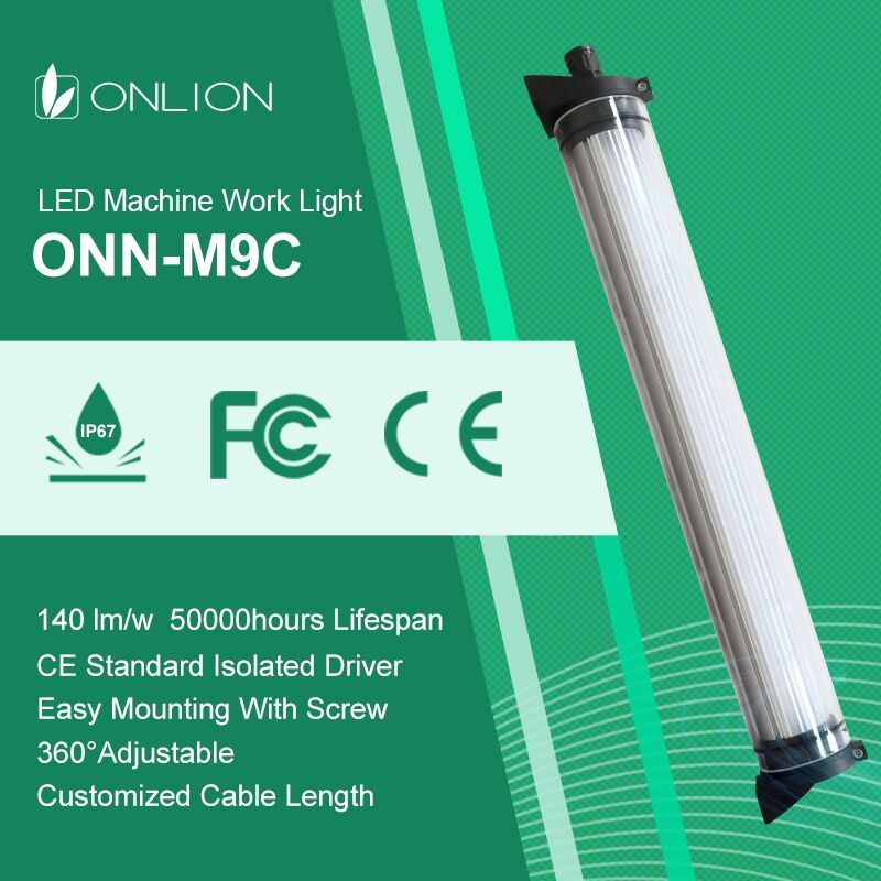 ONN-M9C IP67 Waterproof LED Work Light DC24V 500mm Industrial Work Light For Workshop