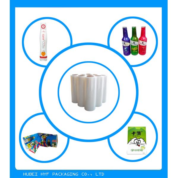 Película de encogimiento resistente fría del ANIMAL DOMÉSTICO que empaqueta con la impresión amplia de la web, grueso 20-50 Mic
