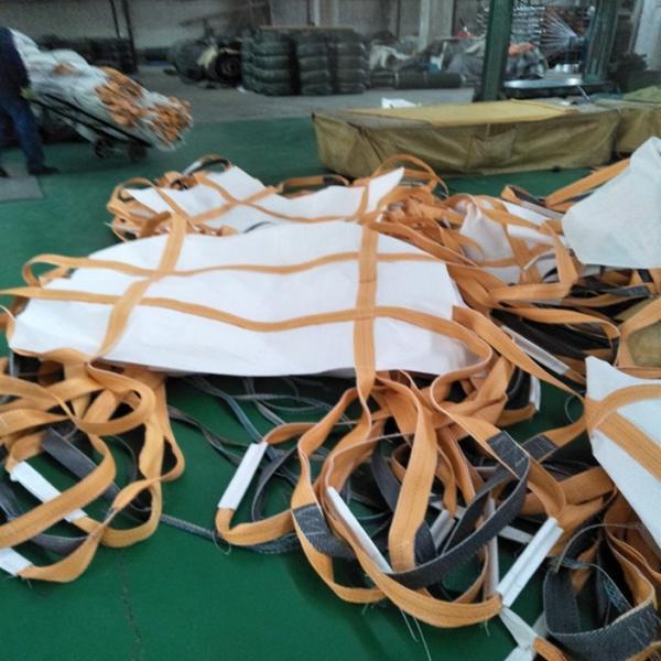 Cement Sling Bag 120gsm Jumbo Sling Bag For Construction Material 4 Side-Seam Loop