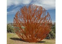 Laser que corta a escultura do jardim de Rusty Corten Steel Metal Tree