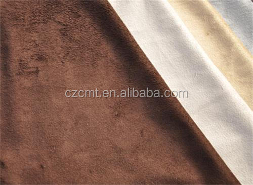 Soft and Comfortable 100% Polyester Microfiber Suede Fabric for Sofa