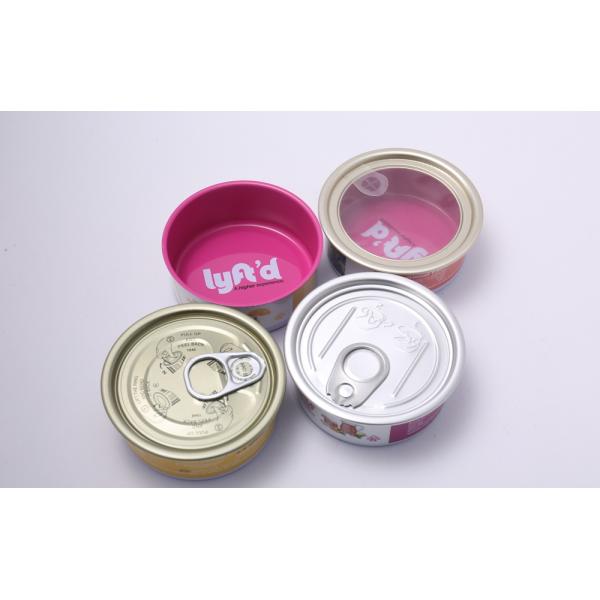 2 Piece Beef Can 80g 100g Metal Cans For Food Packaging Silver