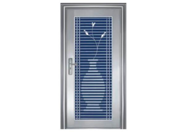 Durable Stainless Steel Residential Doors Non Toxic Health Environmental Protection