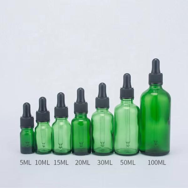 15ml 50ml Skincare Packaging Essential Oil Dropper Glass Bottle For Oil Customized Logo