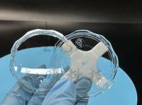 le PE de 4inch Sapphire Wafer Single Tray/pp enferment dans une boîte l'emballage simple