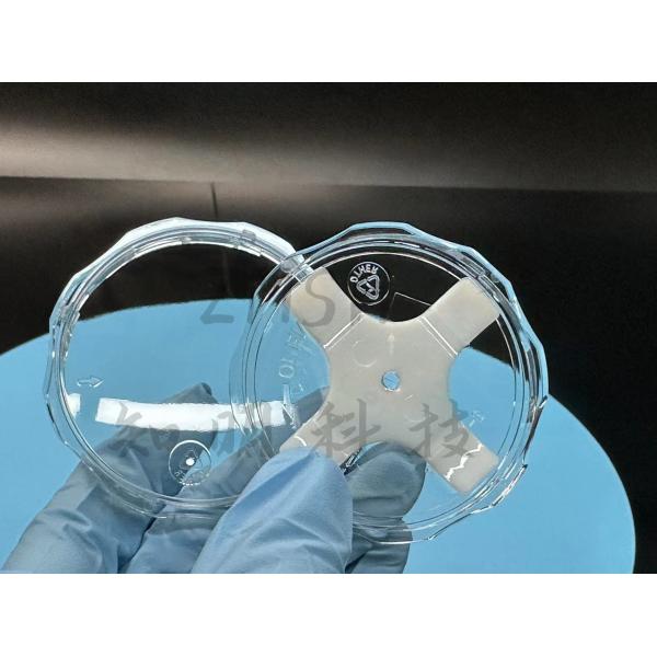 PE подноса вафли сапфира 4inch одиночное/PP кладет одиночную упаковку в коробку