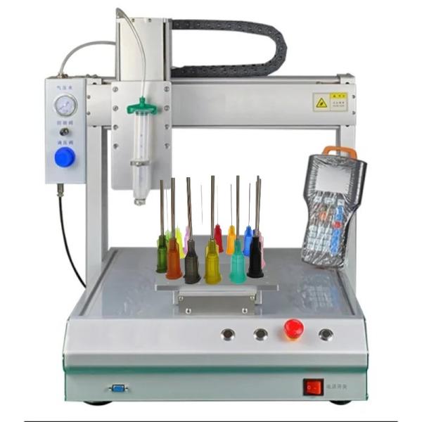 Máquina de distribuição automática de cabeça única, de plataforma única, distribuidora de espuma de cola