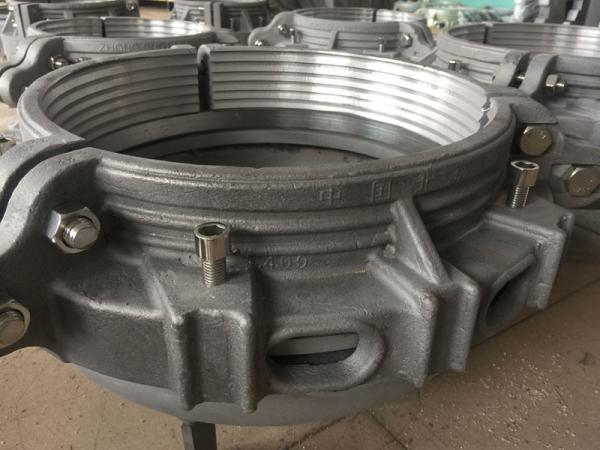 Fechamentos hidrostáticas da tomada de Dn400mm para testes de pressão internos das tubulações do Pe do Pvc