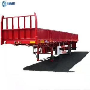 CIMC 3 de l'axe 60 de la tonne 1100R20 de pneu de lit plat remorque semi