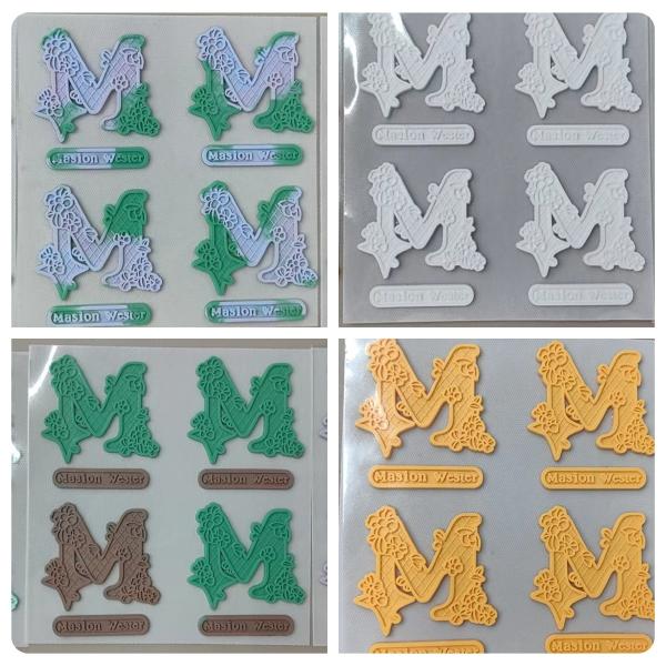 12 colores letra de grabado automático de grabado de tinta OEM