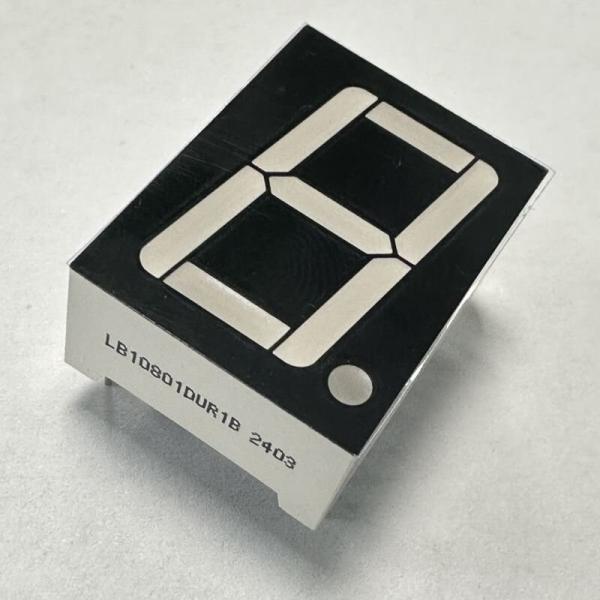 Ultra Bright Red Single Digit 0.8inch 7 Segment LED Display Common Cathode for Digital Indicator