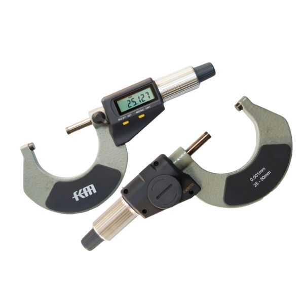 High Accuracy 25-50mm/1-2 Best Selling Electronic Outside Micrometer for Precision Machining and Control