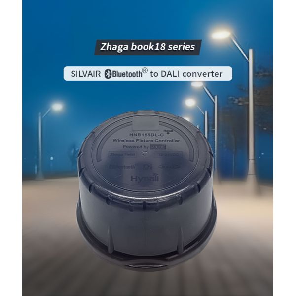 Zhaga Book18 Based SILVAIR Bluetooth Mesh to DALI converter, self-contained 