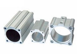 Industrial High Strength Aluminum Tubing , 15 Micron Silver Anodized Aluminium Cylinder Tube