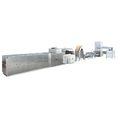27 machine automatique de fabrication de biscuits de gaufrette du plat 150kg/H