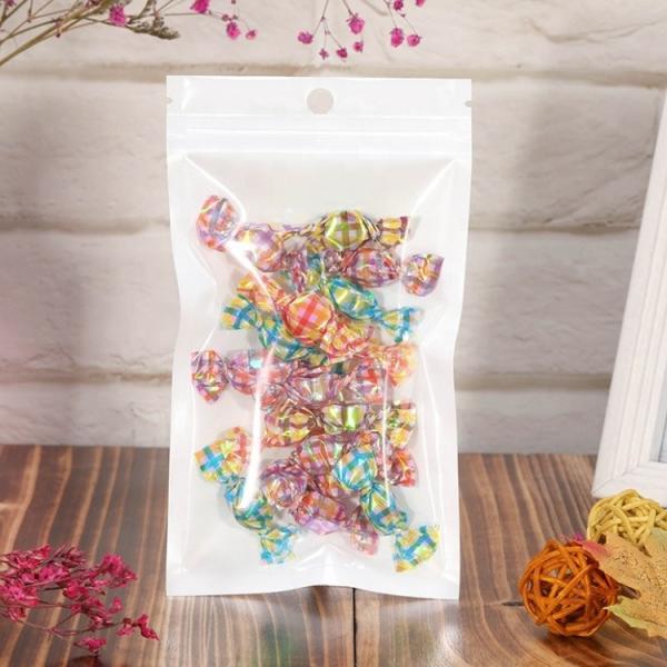 Hot Sale One Side Clear Pearlescent bag waterproof packaging bag Gift k Pouch Bag
