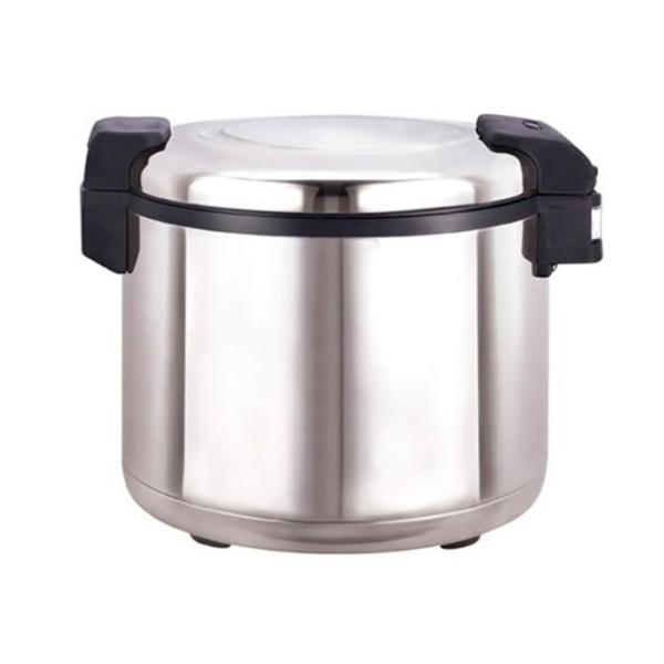 20L Commercial Kitchen Equipments / Electrical Rice Cooker With Stainless Steel / Wood Grain Body