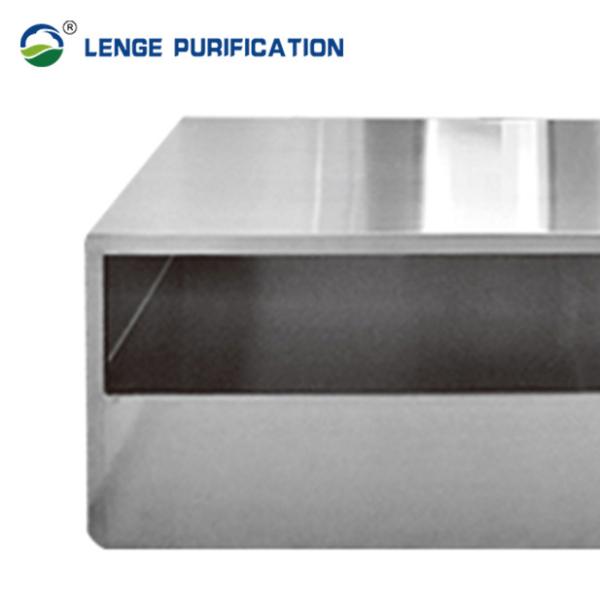 L Type Stainless Steel Furnishing Shoe Bench 2200mm × 350mm × 600mm