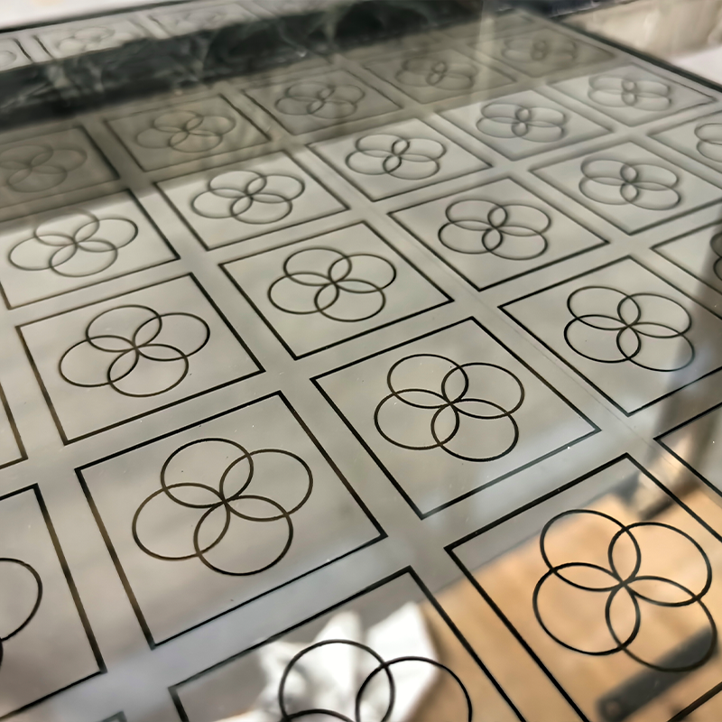 Screen Printed Art Decorative Glass For Interior Decoration