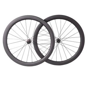 24H Spoke Hole 700c Carbon Fiber Bike Wheels with Disc Brake Customizable Carbon