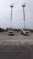 HOWO 22m Hydraulic Telescopic Boom Truck , Aerial Bucket Truck 150hp-250hp