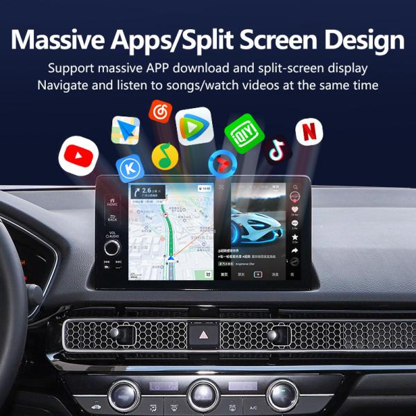 Z4 Mini Wireless Carplay Adapter RGB Light USB Type-C Port Автоматическое запуск Carplay