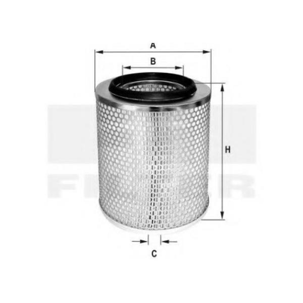Truck Air Filter Pa2712 Galvanized Iron Cover ISO certification 268MM Height