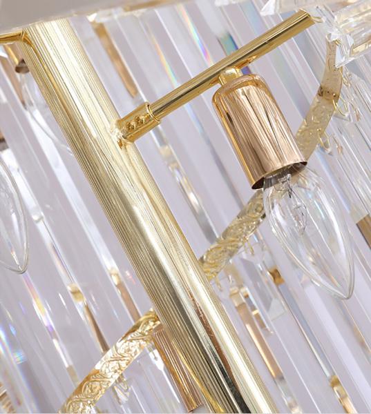 Luxury crystal chandelier duplex building hollow living room lamp large chandelier(WH-NC-91)