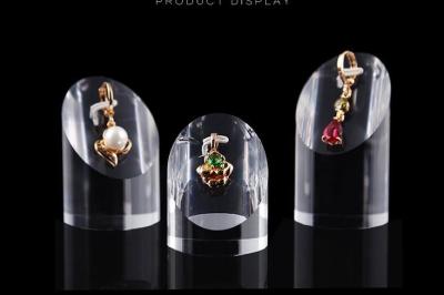 Elegant Acrylic Display Stands Anti Corrosive Plexiglass Cosmetic Ring Stand
