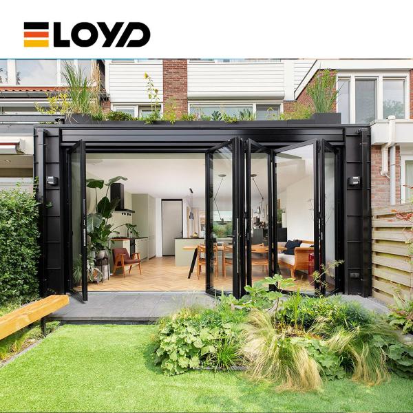 Extra Large Bifold Patio Doors Garden Aluminium Front Doors Storefront