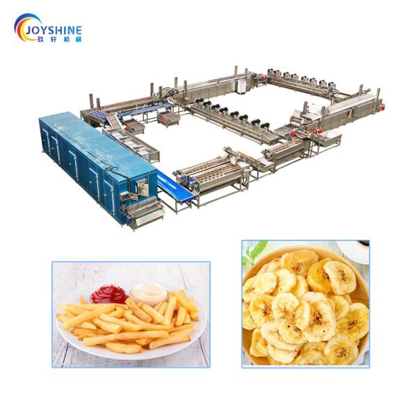 Machine de fabrication automatique de chips de pommes de terre fraîches pour les produits laitiers