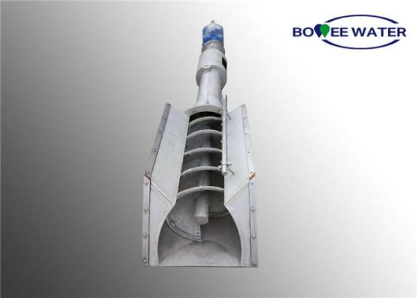 Paper Mills Biological Spiral Screen , Wastewater Screening Equipment Compact Design