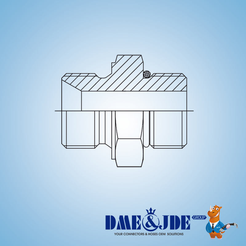 DME&JDE Hydraulic Connector BSP DABPM1305