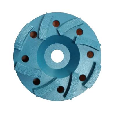 10 Inch 250mm Concrete Diamond Tools Metal Bond Diamond Grinding Wheel Disc With 8 Segments