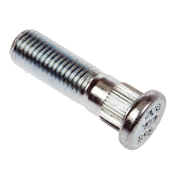 Shockproof Serrated Wheel Stud Right Hand Thread Fit Hyundai / Mazda / Mercury