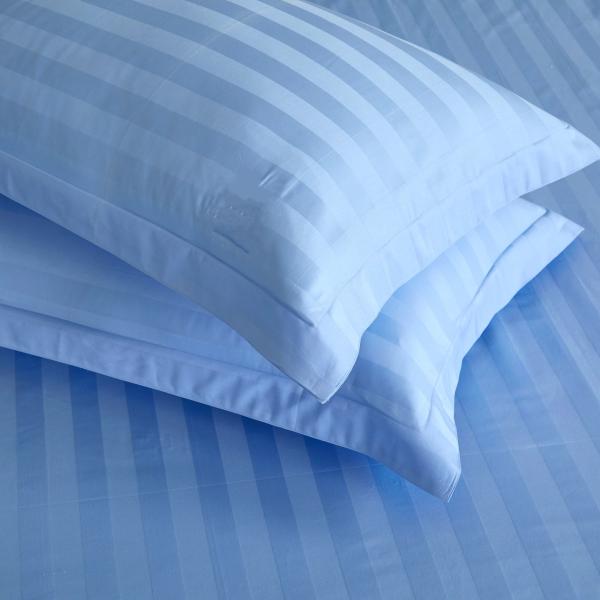 Blue and White Striped Sheets 100% Cotton Hospital Bedding Sets at for in Grade A