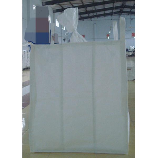 Two Ton Loading PP FIBC Jumbo Bags With Four Loops 10'' High / Fully Belted