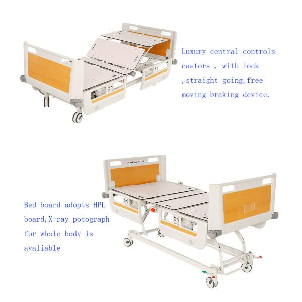 5 Function Medical Hospital Beds Electric Lifting CE ISO Approved