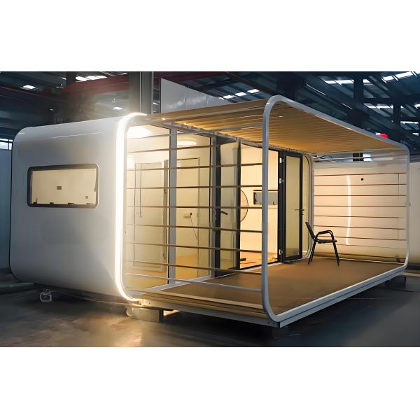 Two Floors Capsule Cabin House Extended Combined For Offices Shops Apartment