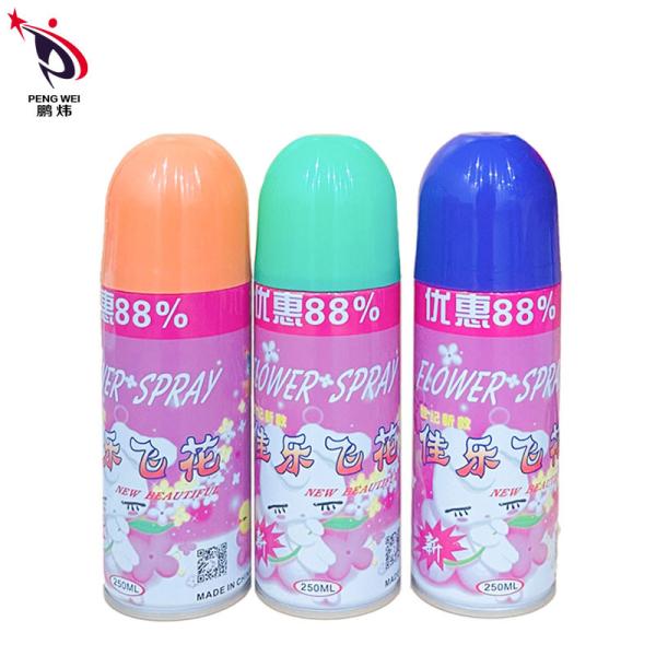 Custom Logo 250ML Artificial White Party Snow Spray EN71 for Wedding Christmas Flower