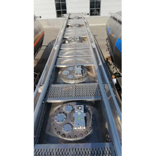 Трейлер топливозаправщика сырой нефти 35CBM 35000L Tri цапф алюминиевый Semi
