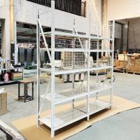 Adjustable Steel Warehouse Rack 5-Layer 50-80kg Capacity 500-600mm