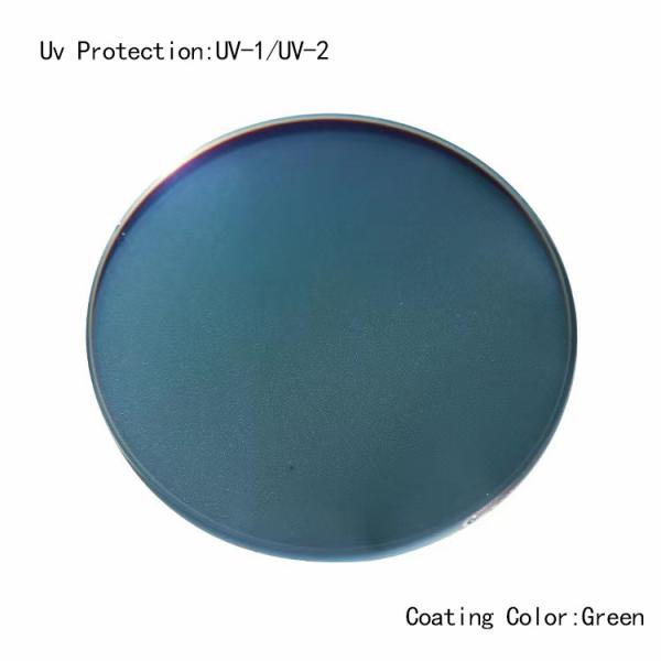 1.56 Lentes de visão única com revestimento AR de luz anti-azul fotocromática